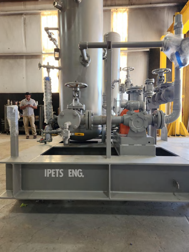 Facility installation at IPETS project site