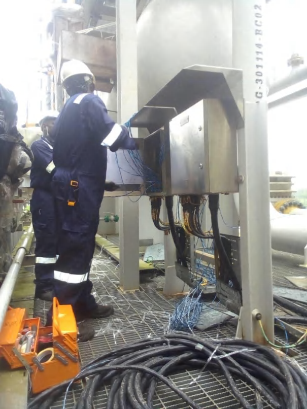 Field commissioning work